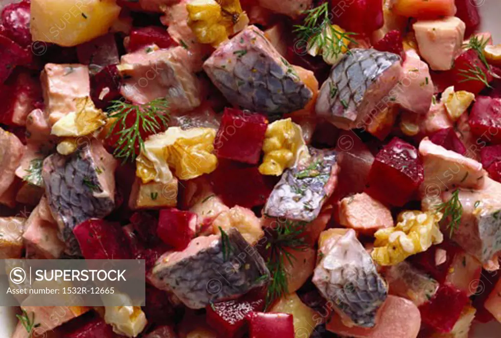 Herring Salad with Red Beets