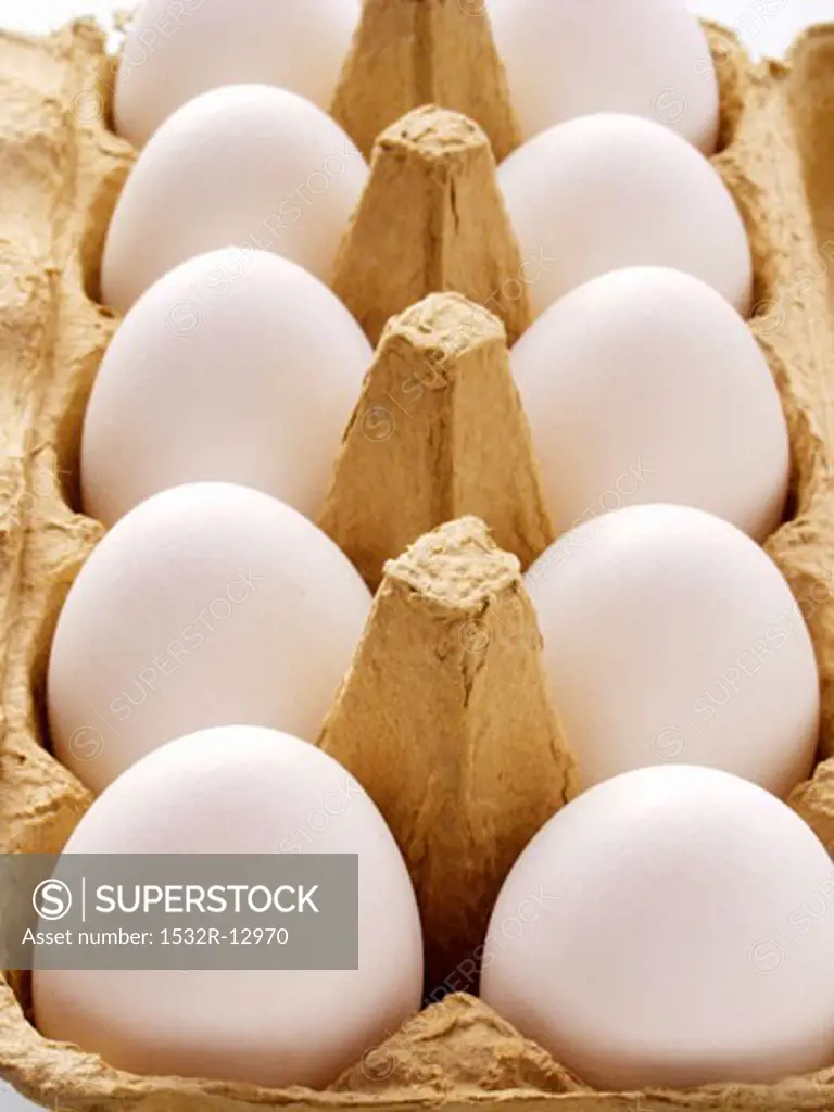 A Carton of White Eggs