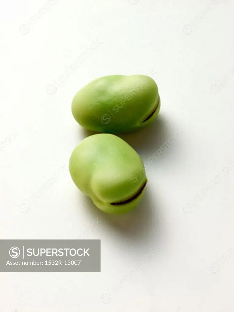 Two Green Beans Removed from Pod