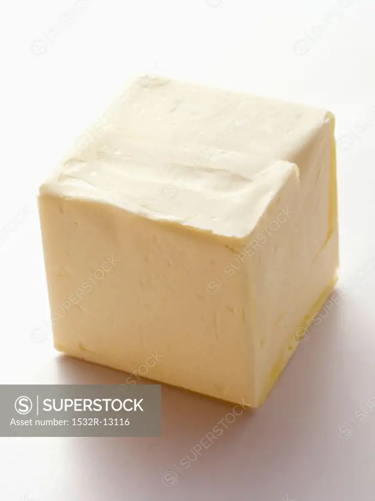 A Cube of Wrapped Butter