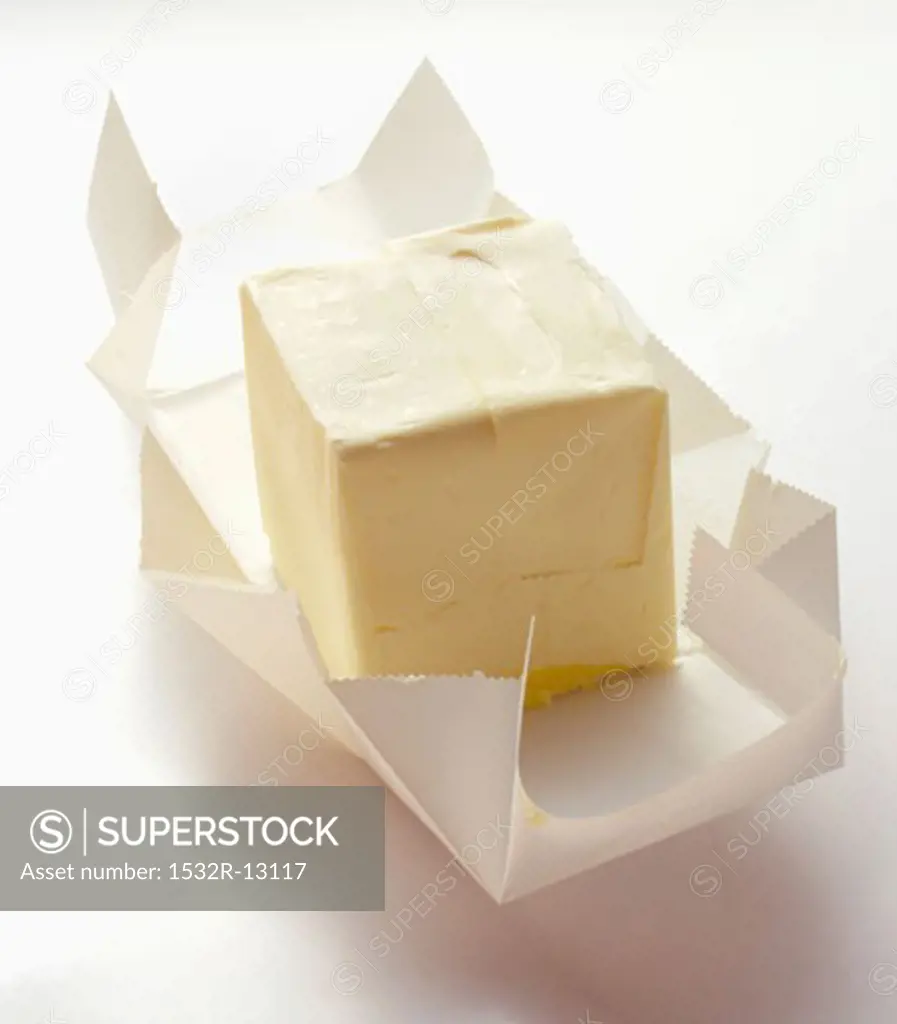 A Cube of Unwrapped Butter