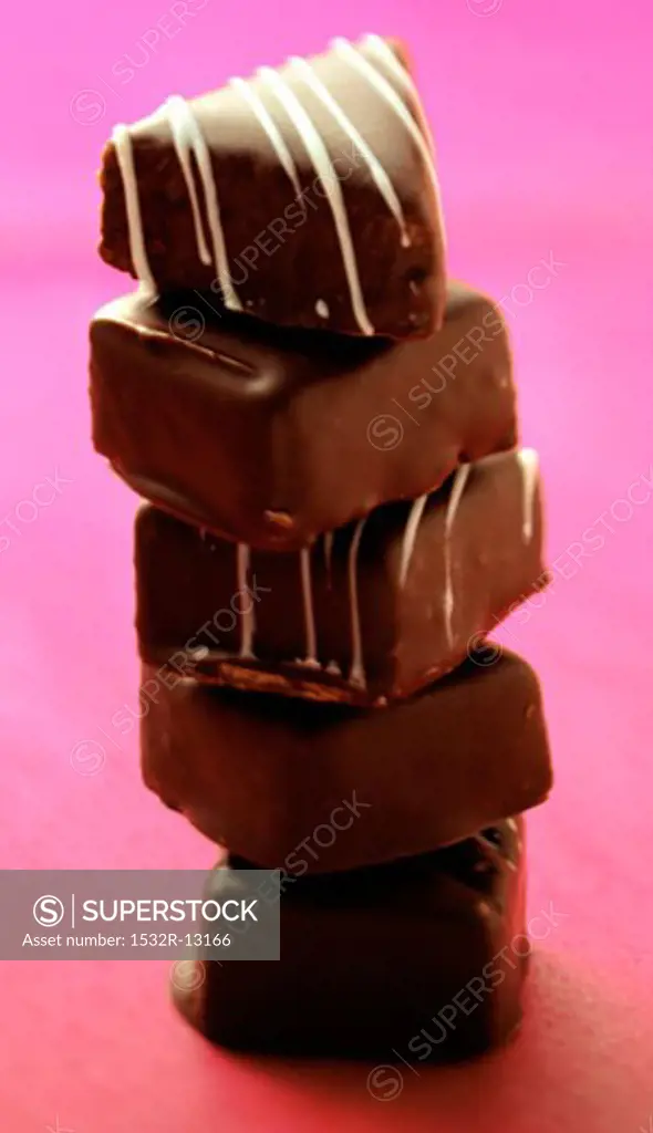 A Stack of Chocolate Candies