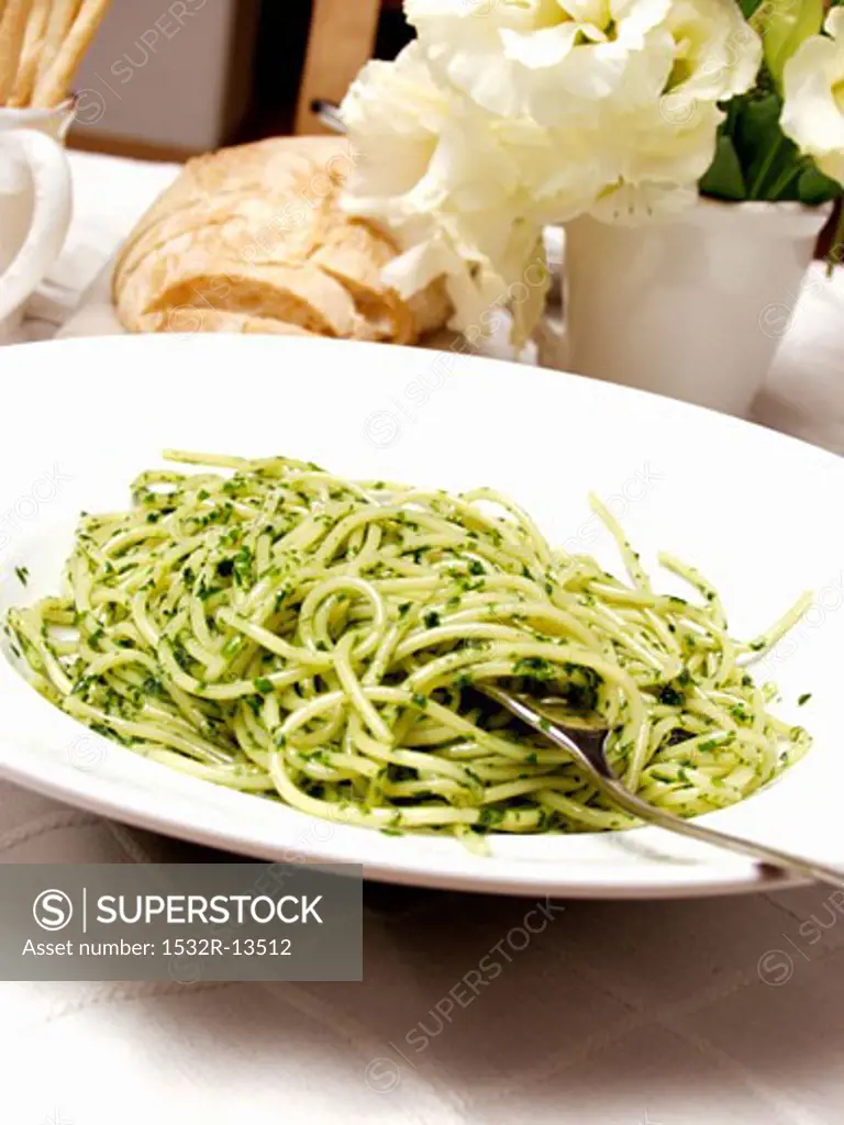 Spaghetti with Pesto
