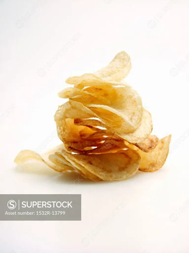 Stacked Potato Chips