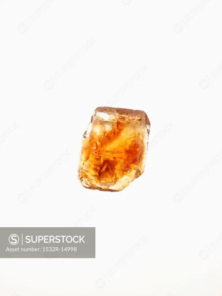 A crystal sugar lump
