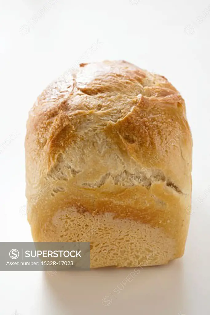 A loaf of white bread