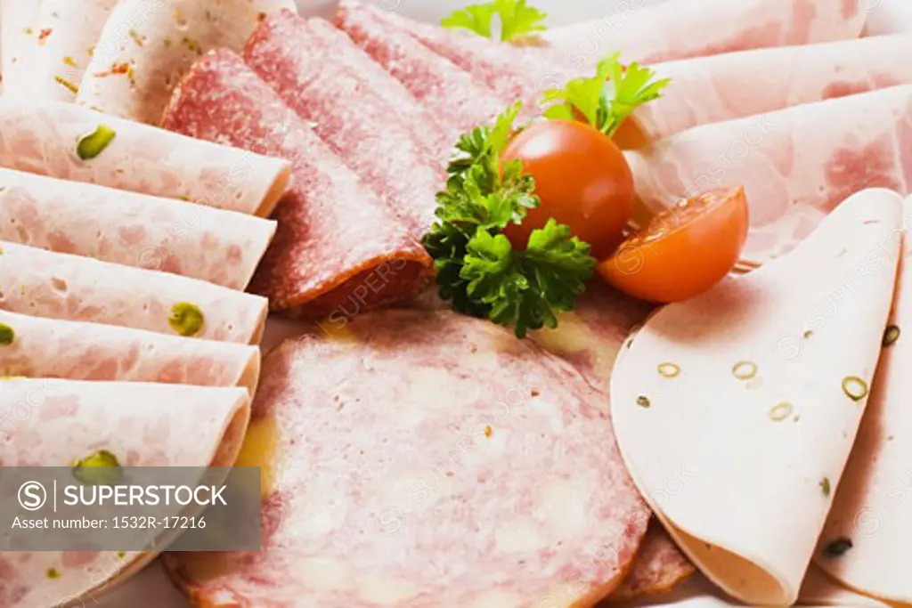 A selection of cold cuts