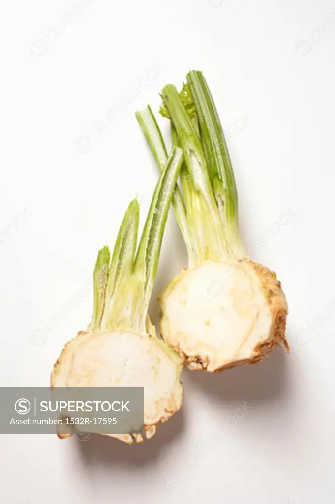 Celeriac, halved