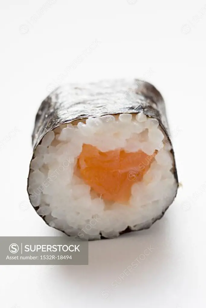 Maki sushi with salmon