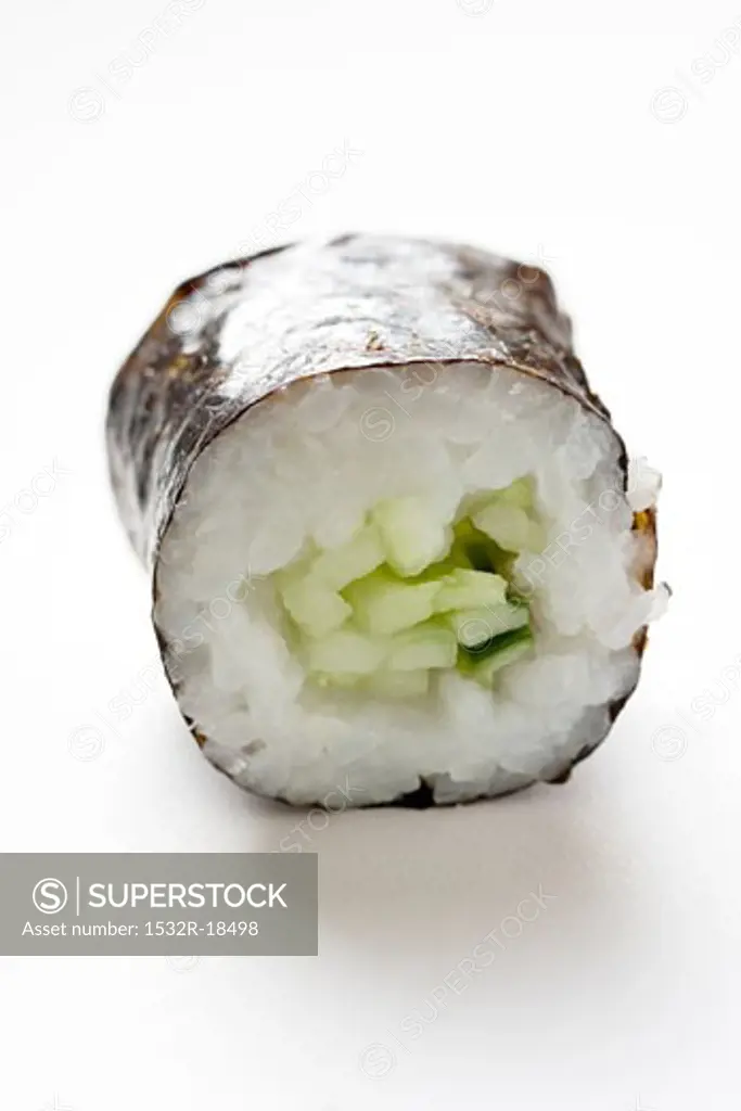 Maki sushi with cucumber