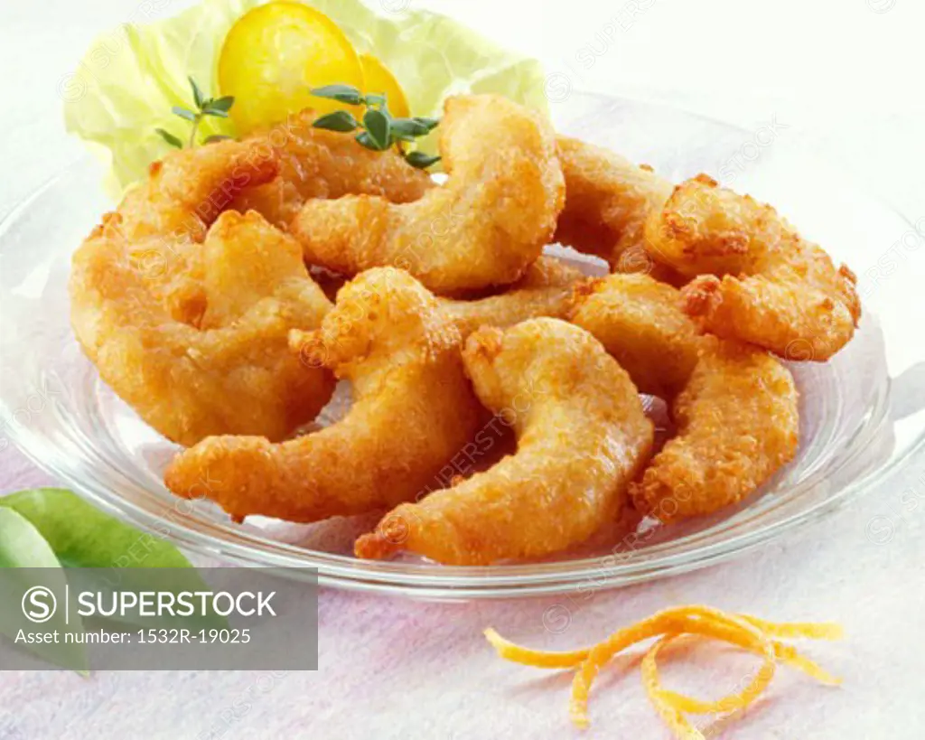 Deep-fried shrimp tails