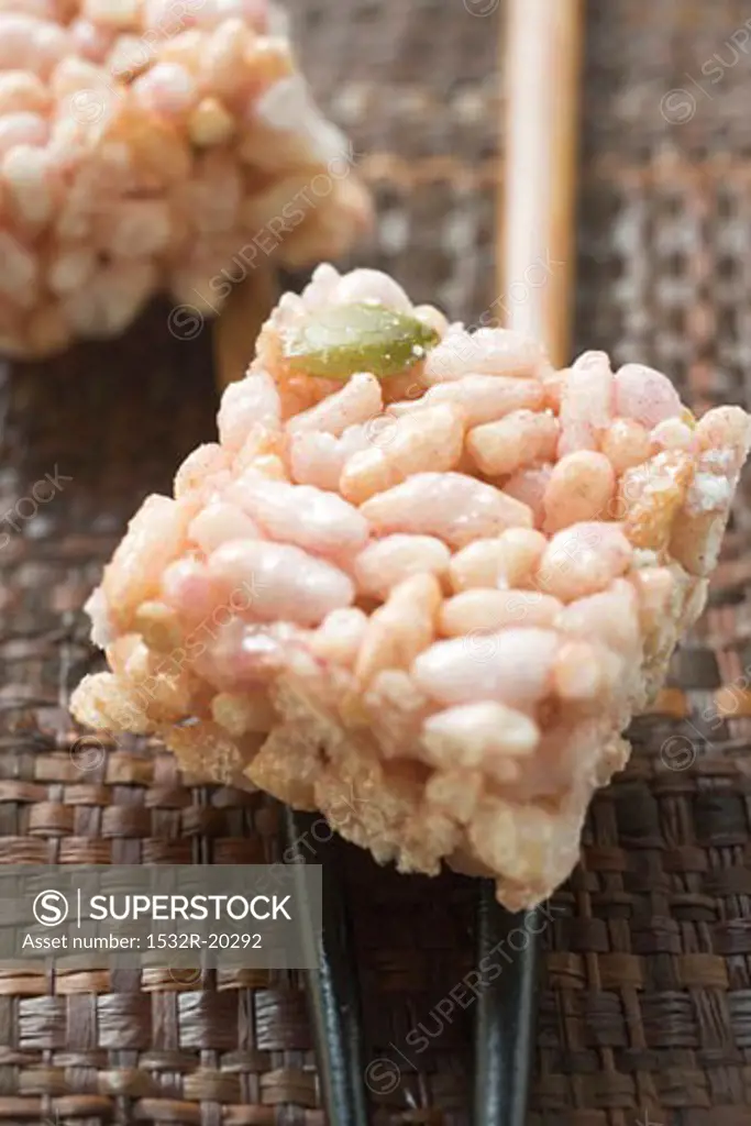 Asian puffed rice sweets