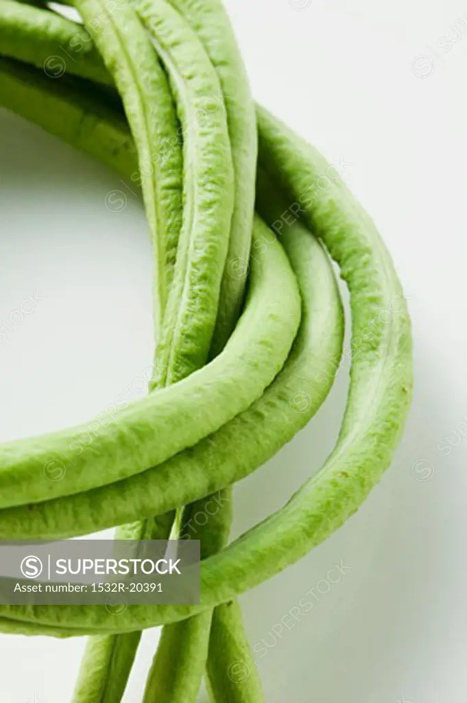 Asparagus beans (close-up)