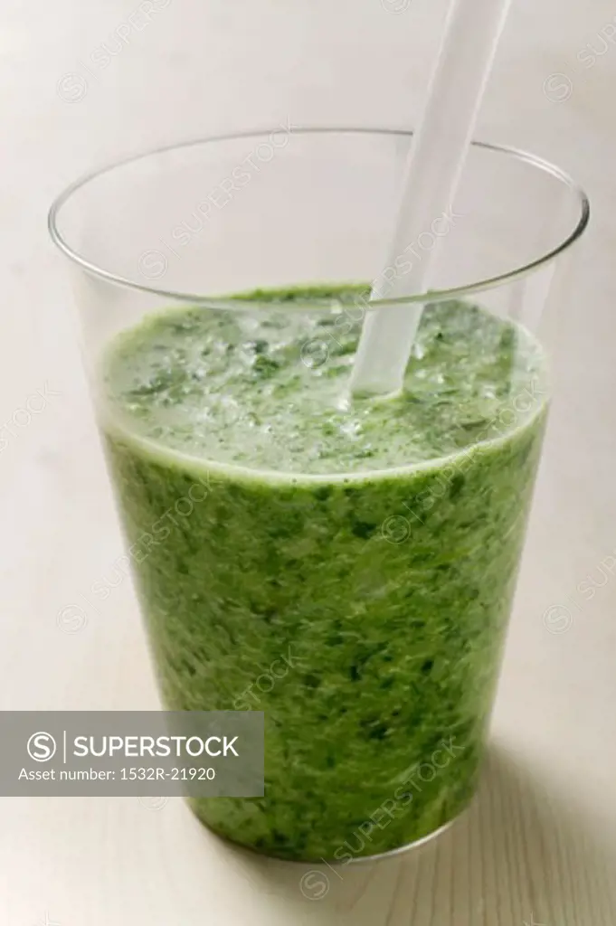 A glass of herb drink