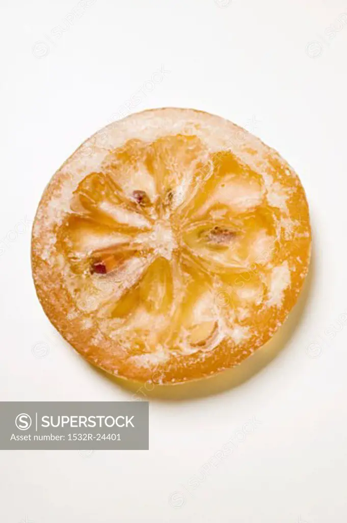 Candied lemon slice