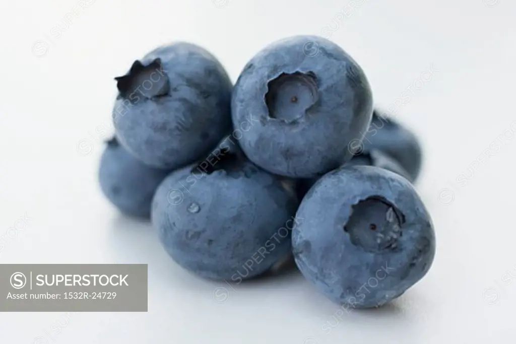 Several blueberries
