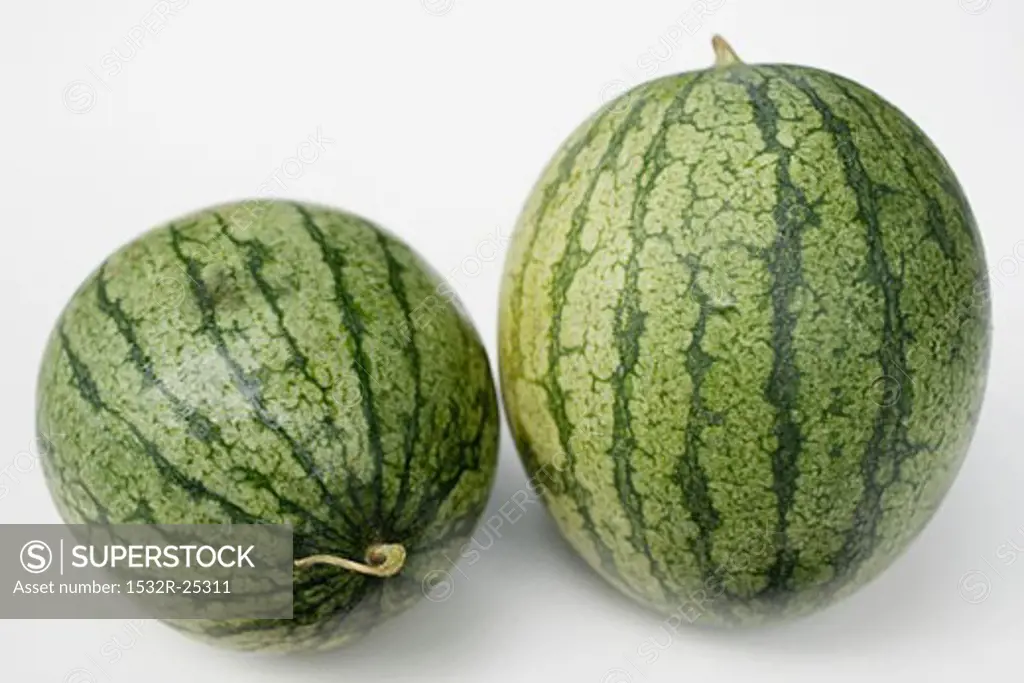 Two watermelons