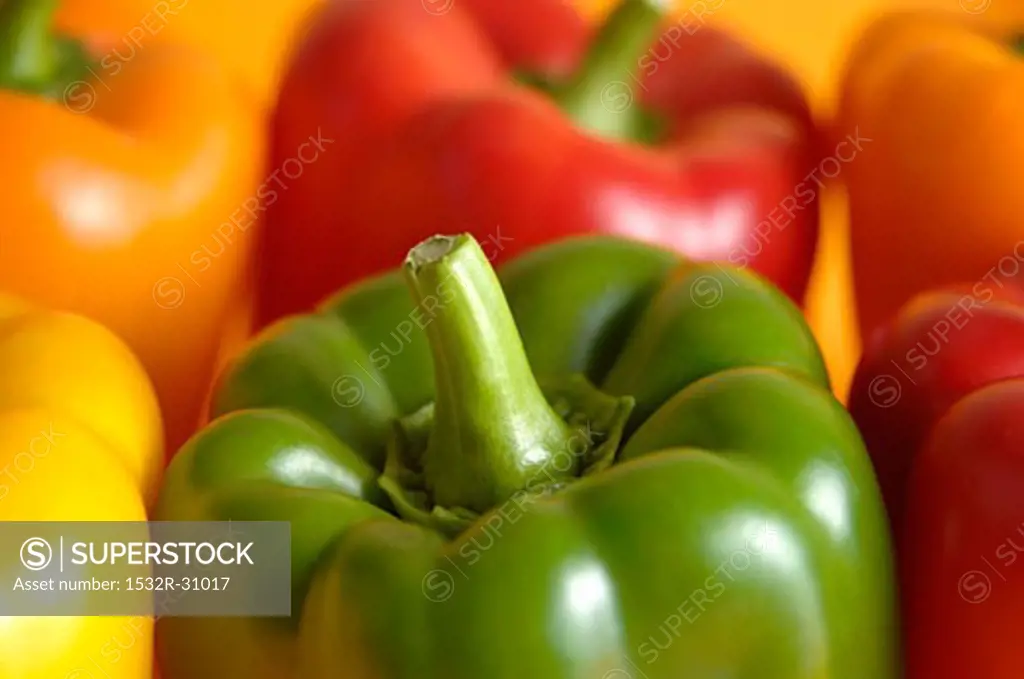 Peppers of various colours