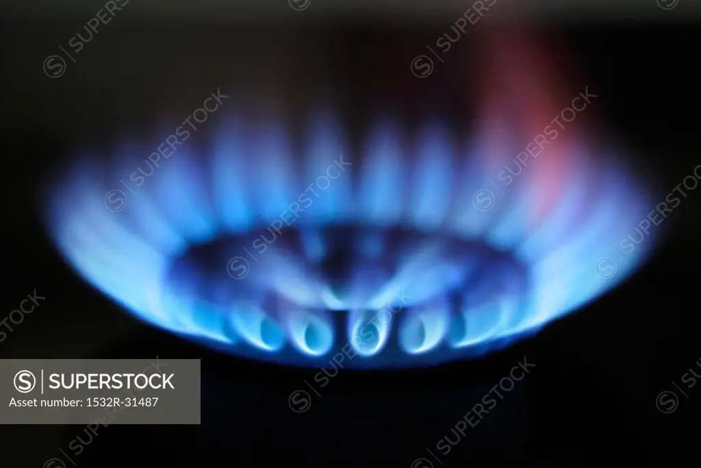 Gas flame (close-up)