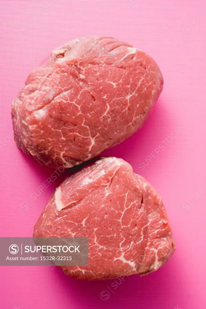 Two beef medallions