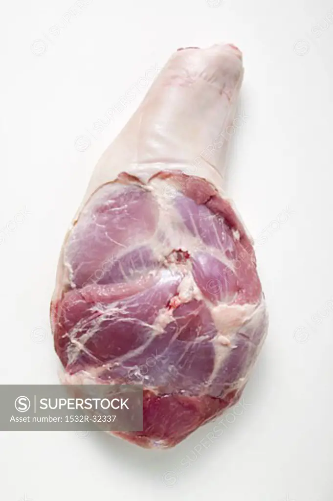 Raw knuckle of pork