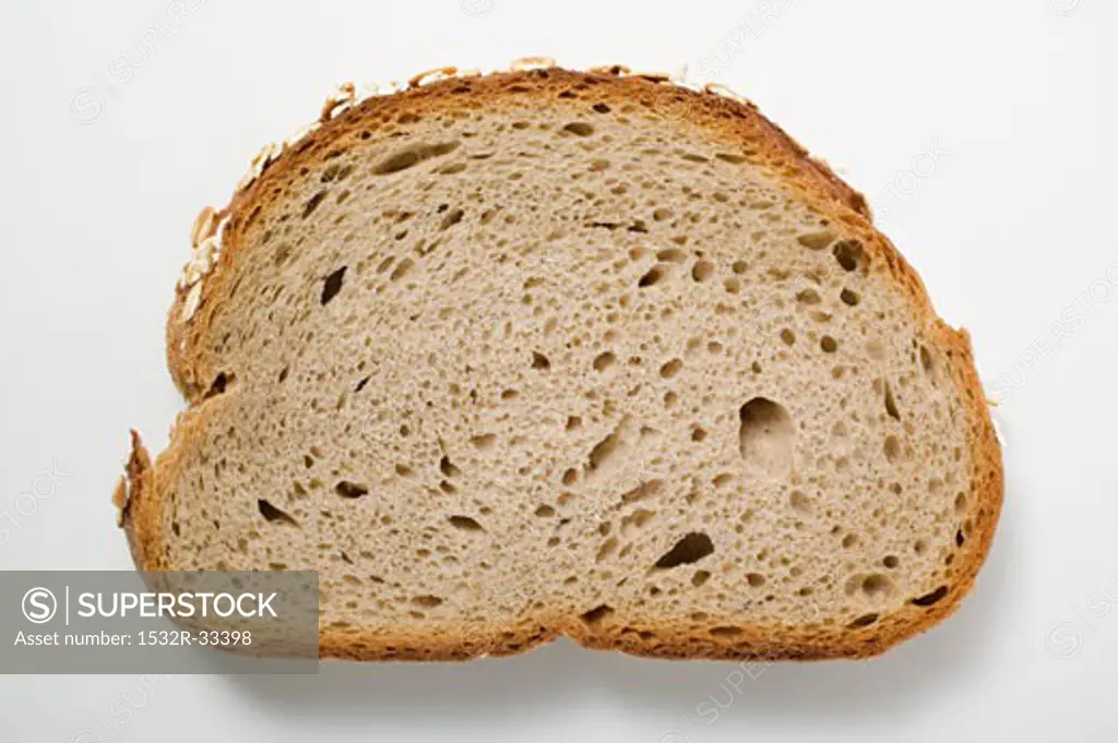 Slice of oat bread