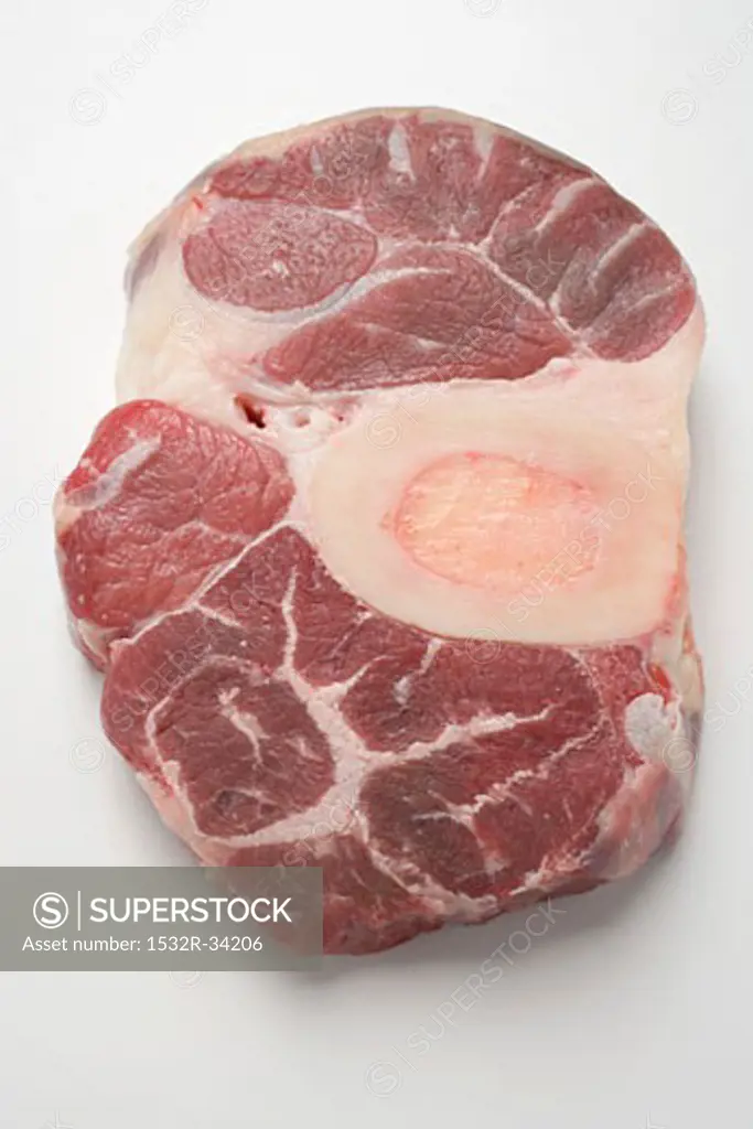 Slice of beef from the leg