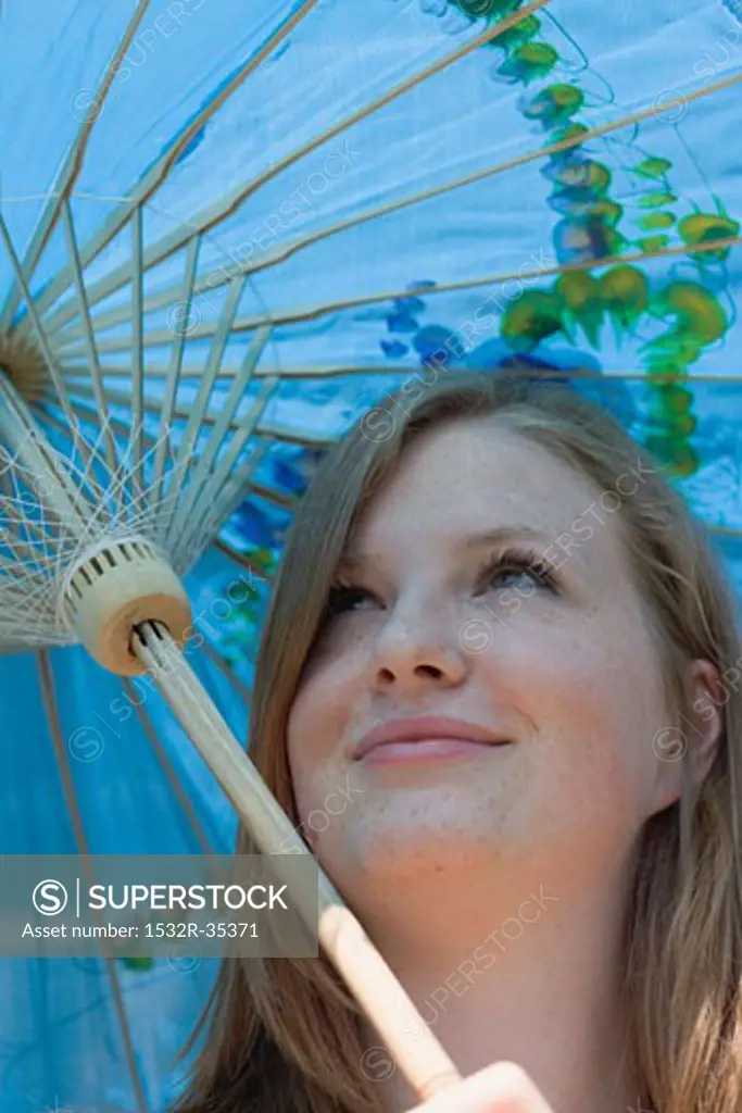 Woman with parasol