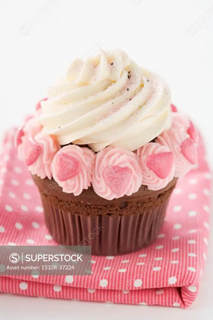 A cupcake