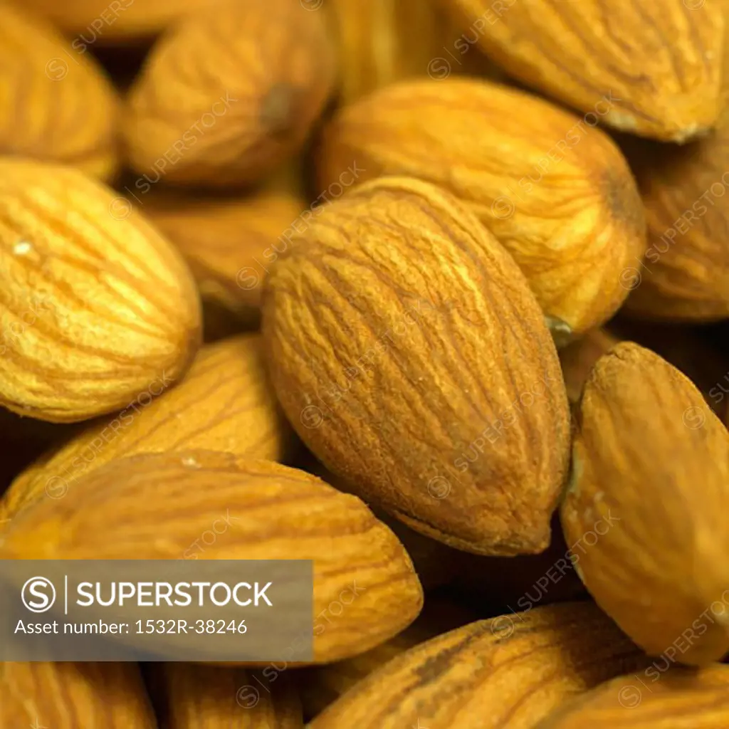 Shelled almonds, full-frame