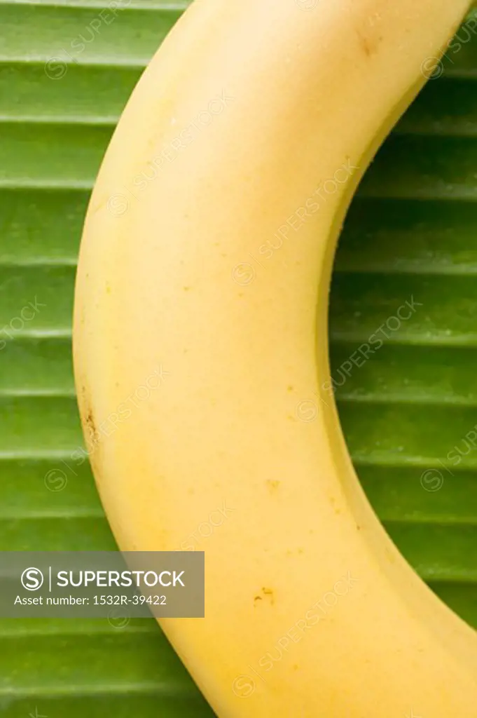 A banana on a leaf (detail)