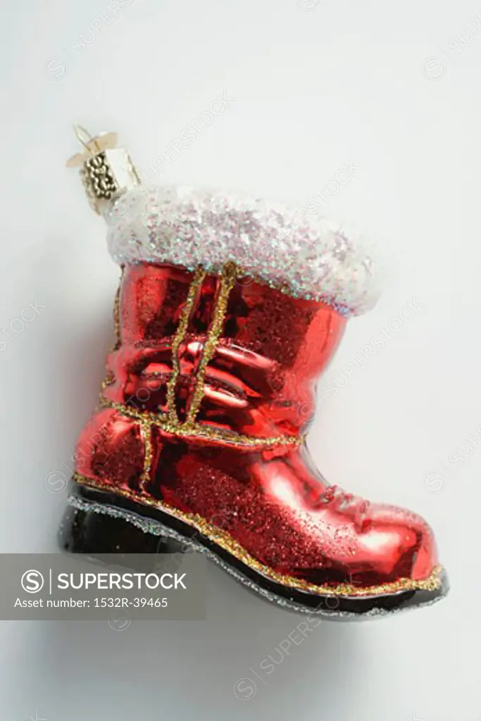 Christmas tree ornament (boot)