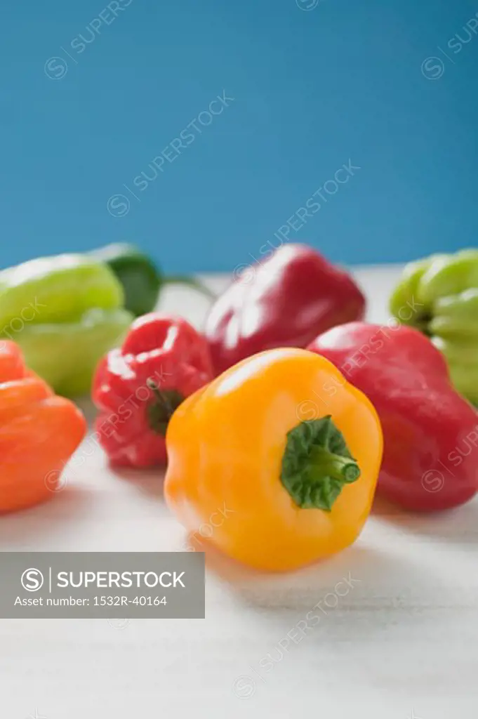 Mixed peppers and chillies