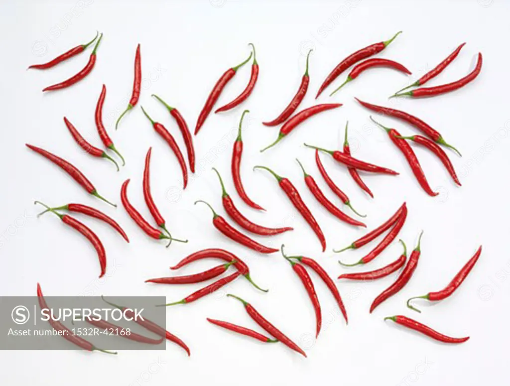 Many red chillies