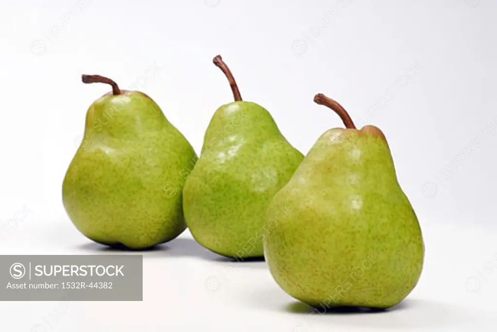 Three whole pears