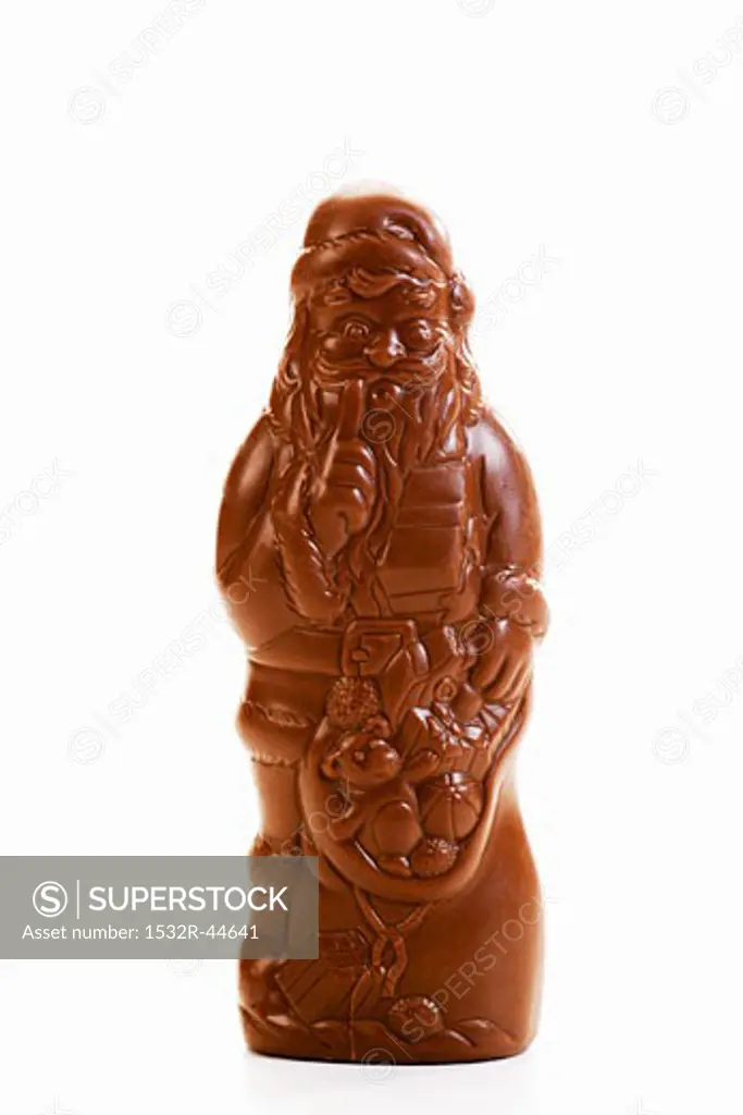 A chocolate Father Christmas