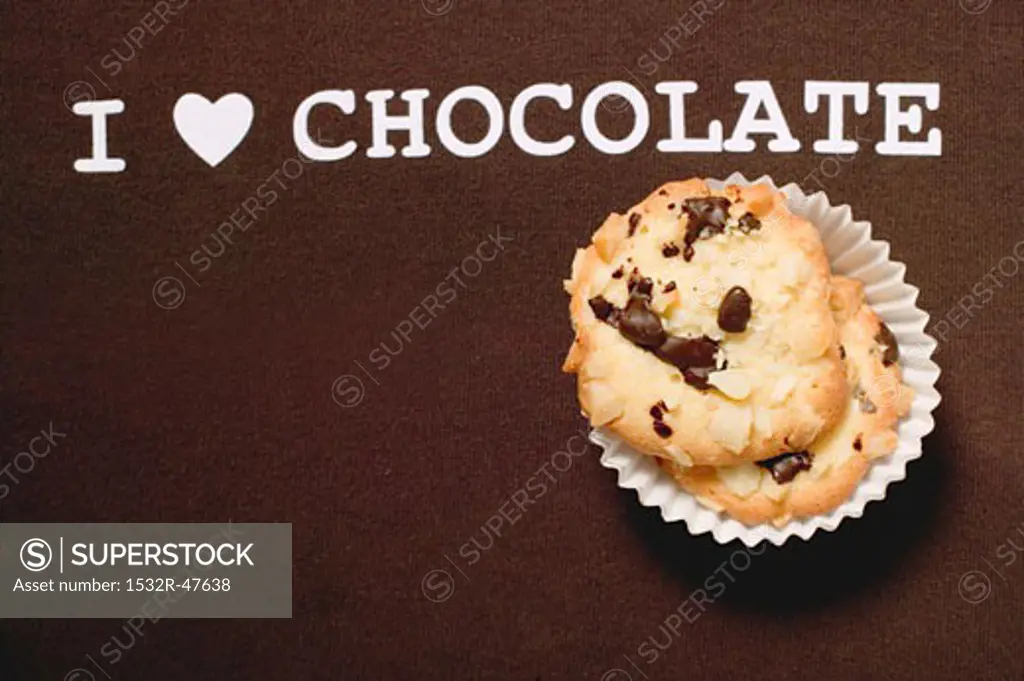 Chocolate chip peanut cookies & the words I love chocolate
