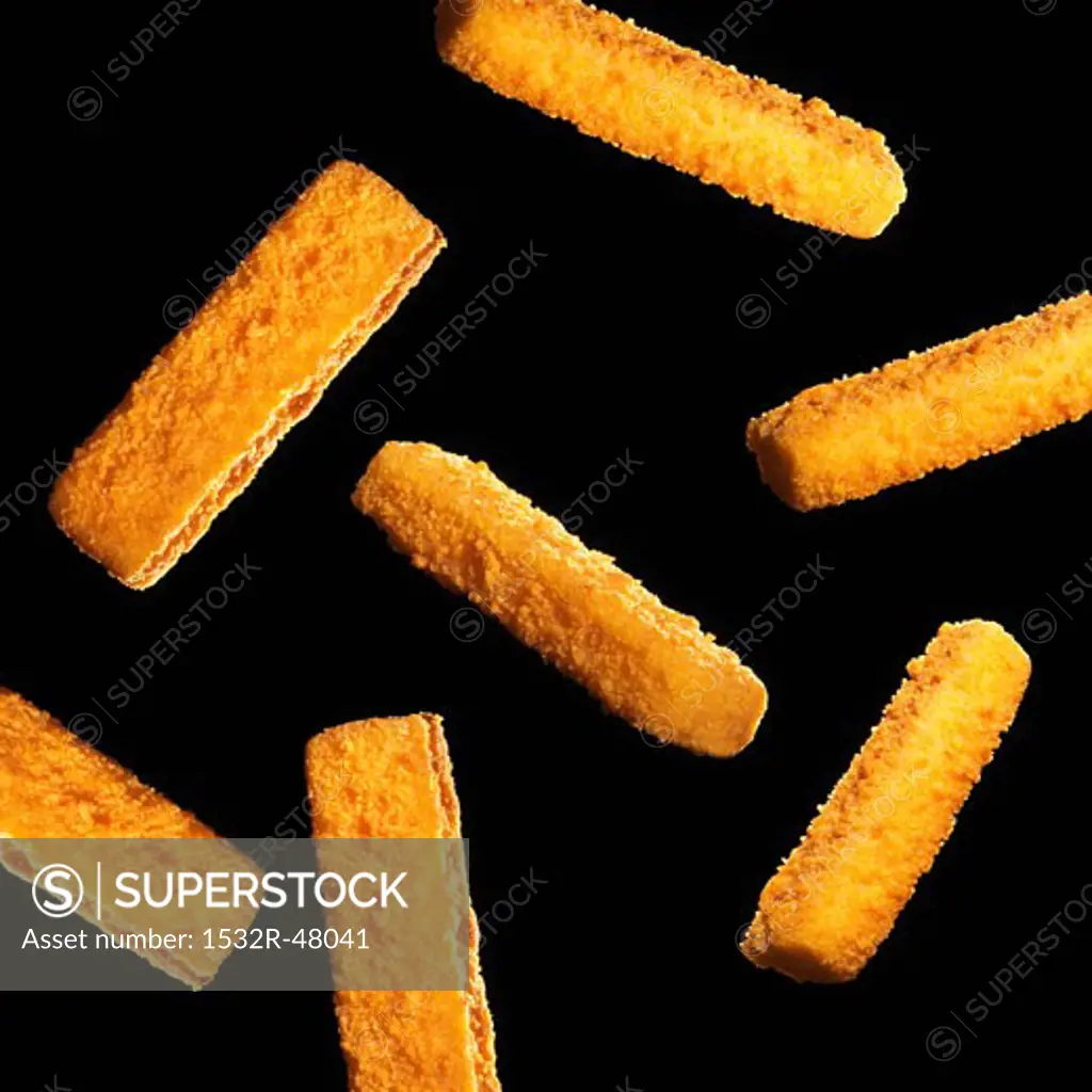 Several fish fingers