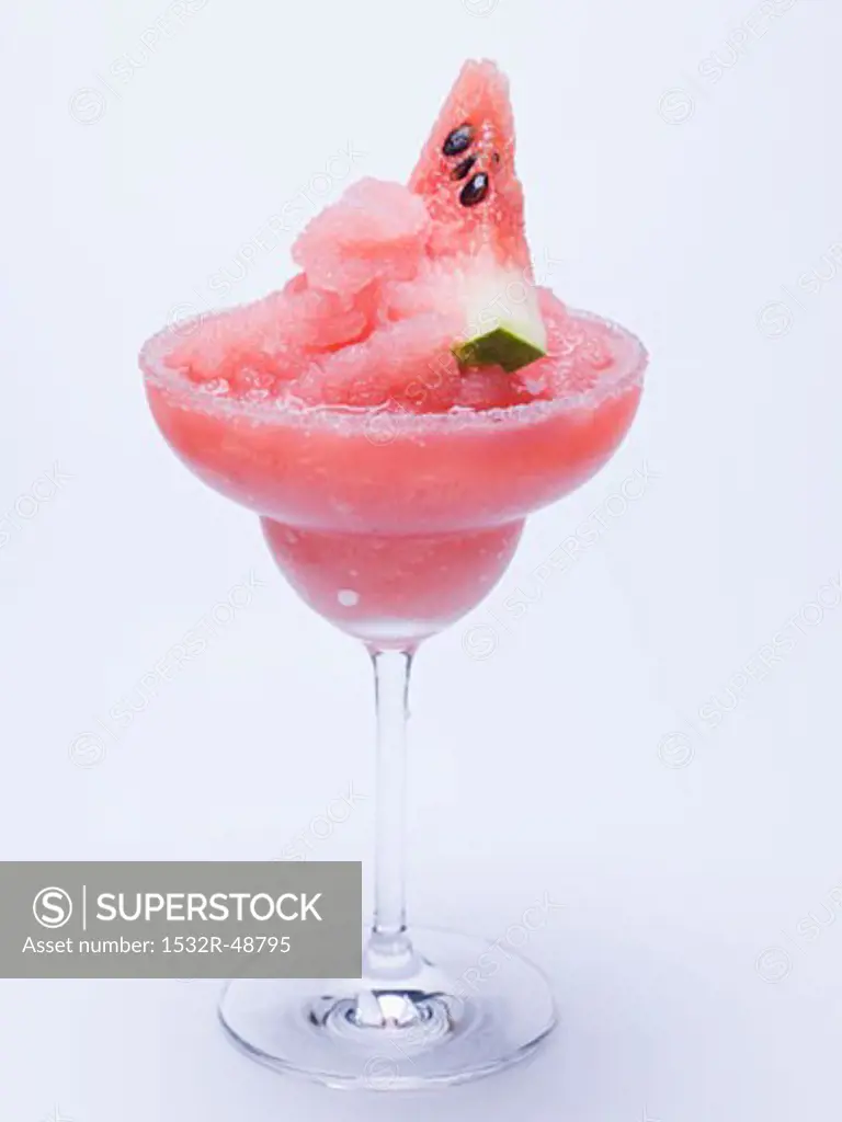 Frozen Margarita with watermelon