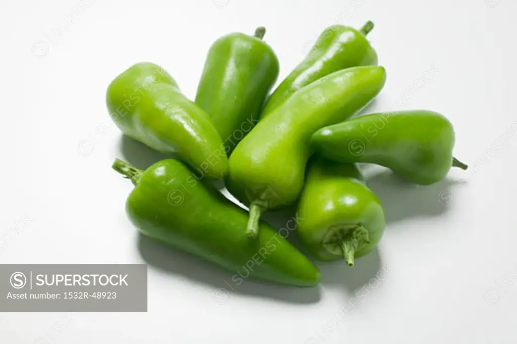 Several green chillies