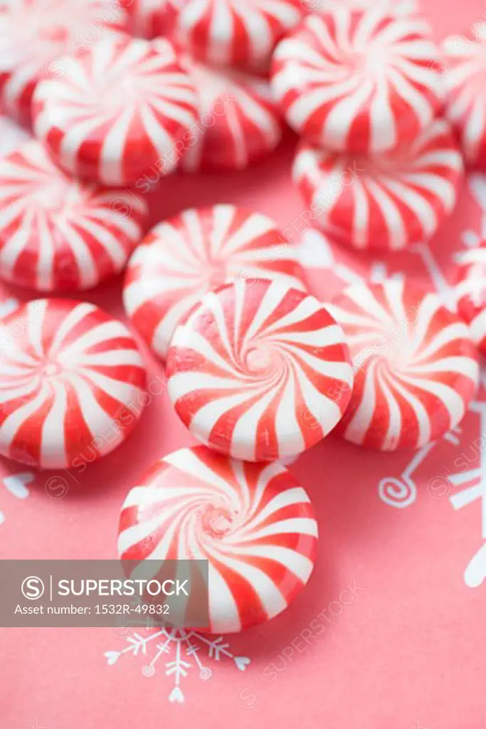 Several peppermints