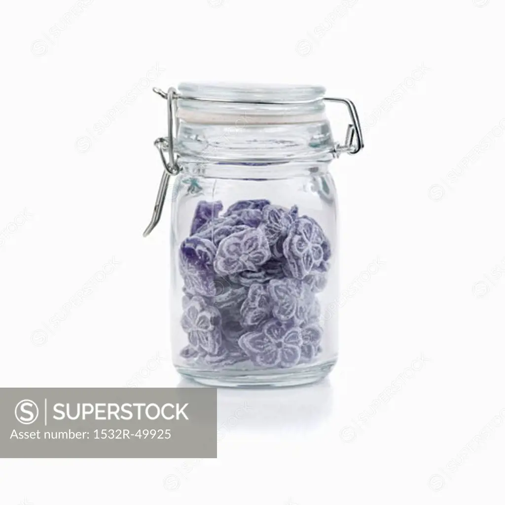 Sweets in a storage jar