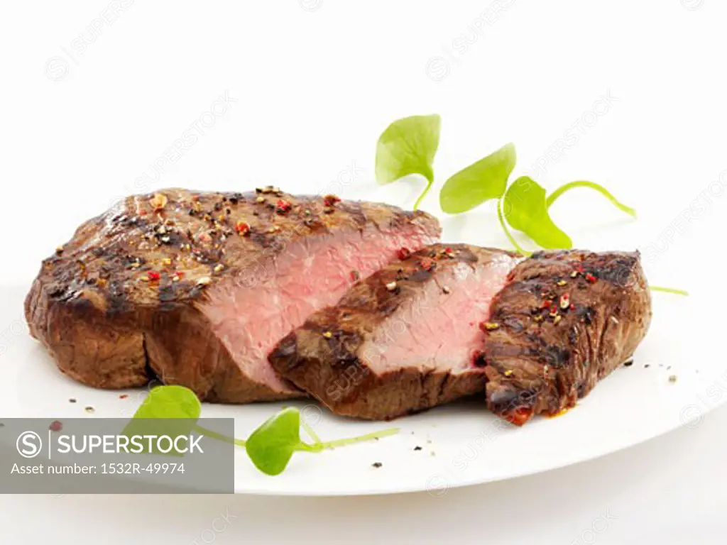 Fried beef rump steak