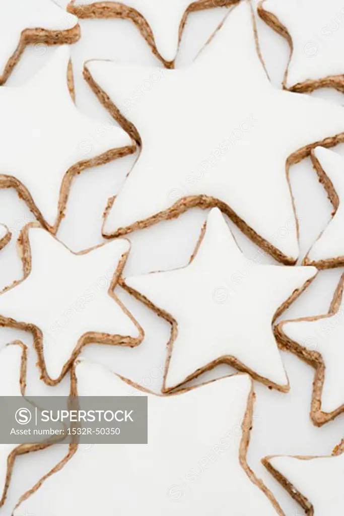 Several cinnamon stars (overhead view)