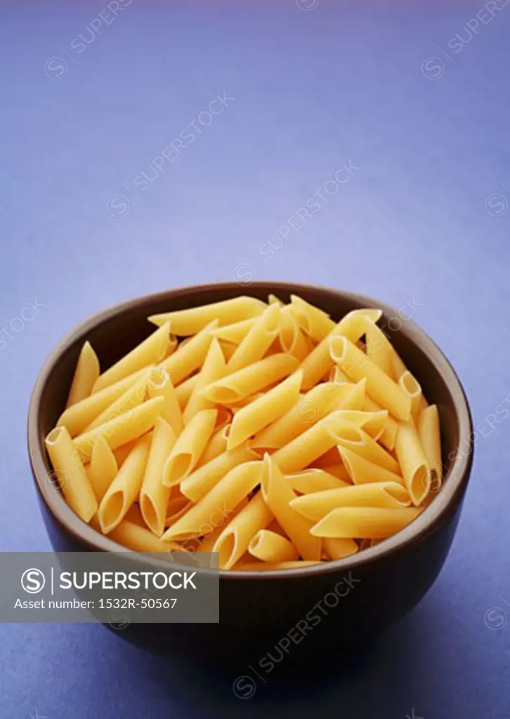 Penne in a bowl