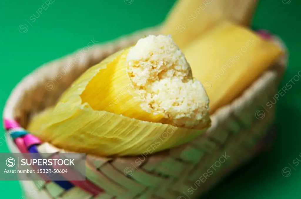 Tamales (Stuffed maize leaves, South America)