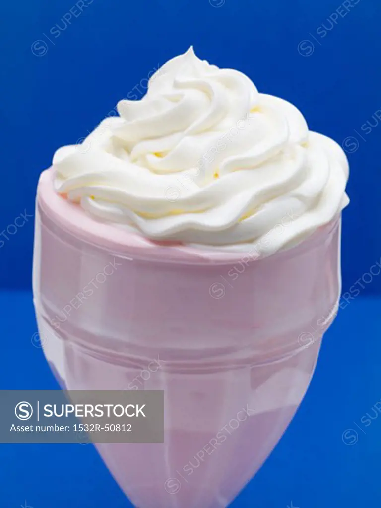 Milkshake with cream