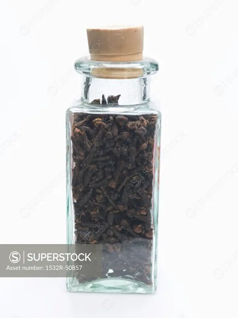 Cloves in small bottle