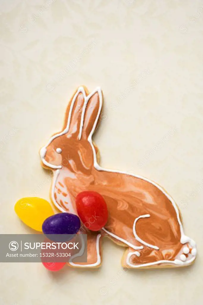 Easter Bunny and jelly beans