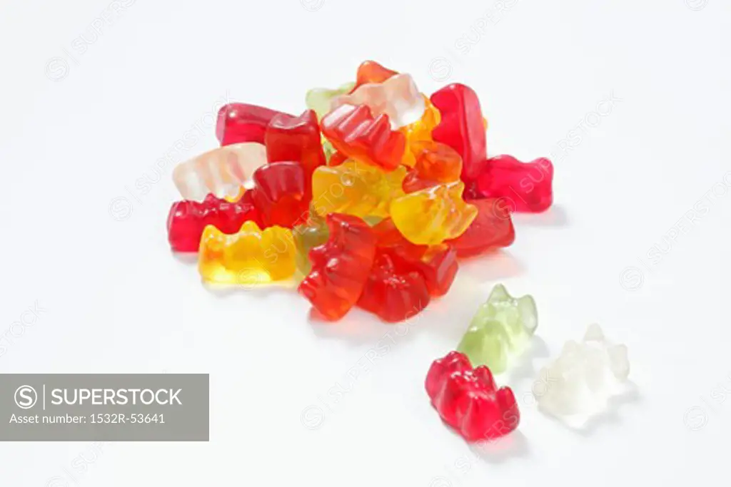 A heap of Gummi bears